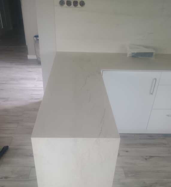 Küchenarbeitsplatten aus Keramik Franko Taupe Naturale