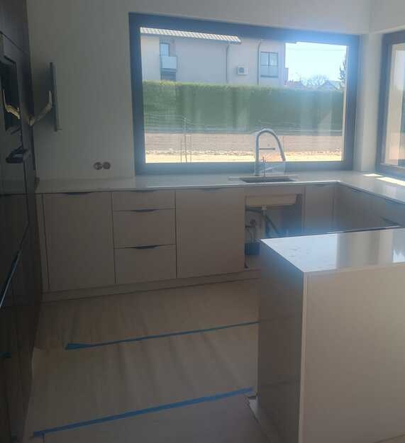 Küchenarbeitsplatten aus Silestone Snow Ibiza