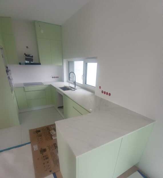 Küchenarbeitsplatten aus Keramik Franko Jewel White
