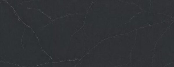 Badezimmerarbeitsplatte aus schwarzem Konglomerat Silestone Charcoal Soapstone - matt