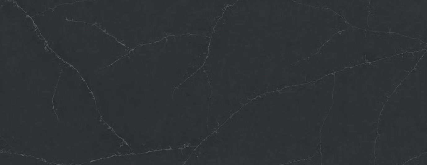 Badezimmerarbeitsplatte aus schwarzem Konglomerat Silestone Charcoal Soapstone - matt