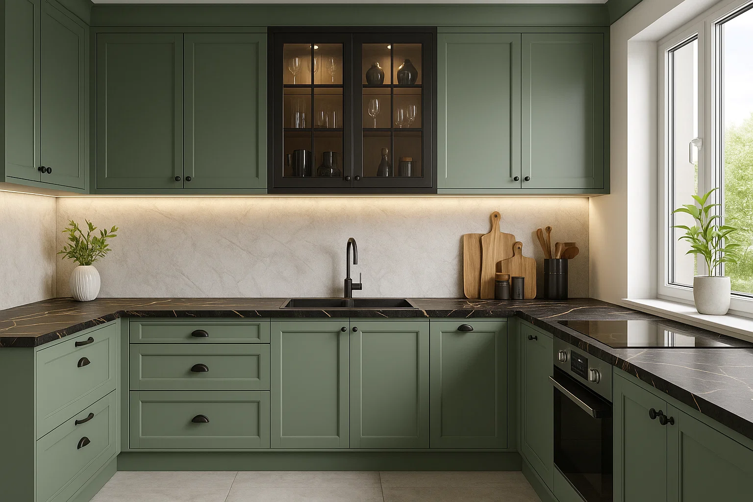 Dekton Laurent küchenarbeitsplatte aus Keramik nach Maß, Braun - Matt