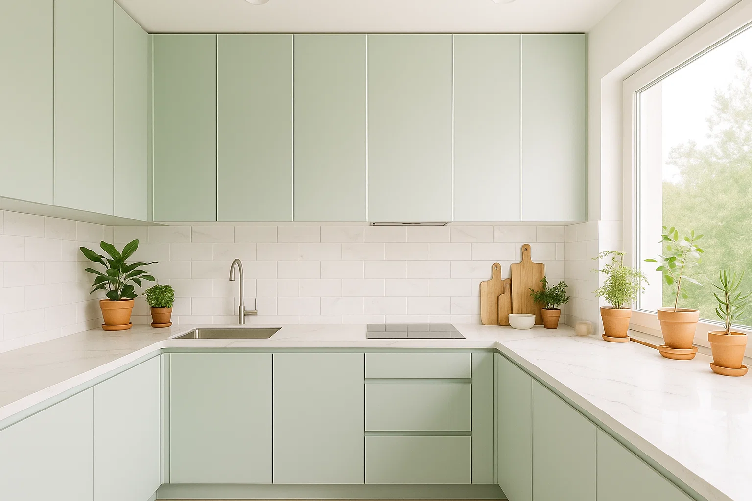 Dekton Rem küchenarbeitsplatte aus Keramik nach Maß, Weiß - Velvet