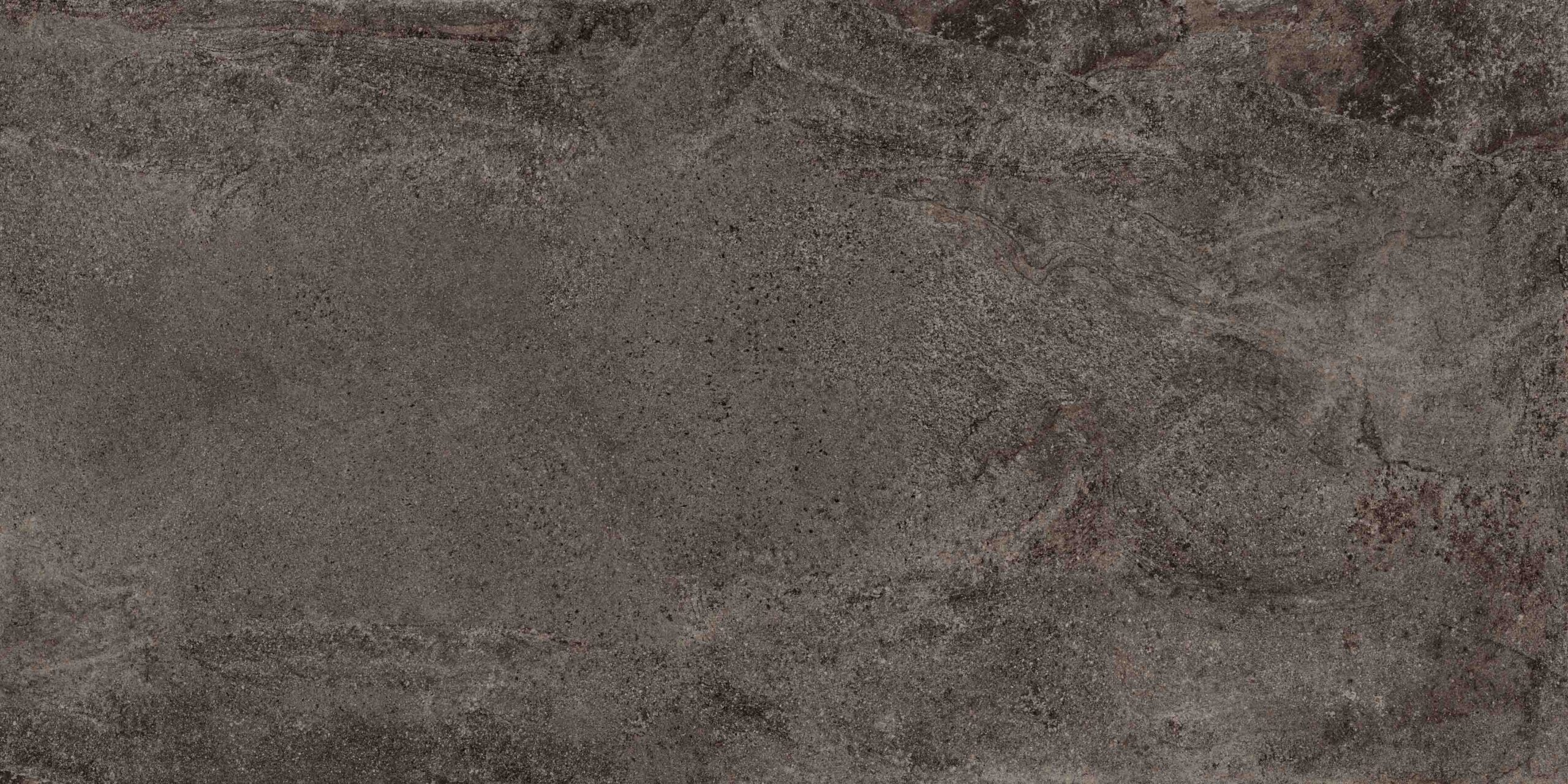 Badezimmerarbeitsplatte aus brauner Keramik Laminam Porfido Marrone - geflammt