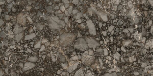 Badezimmerarbeitsplatte aus brauner Keramik Florim Marble River - matt