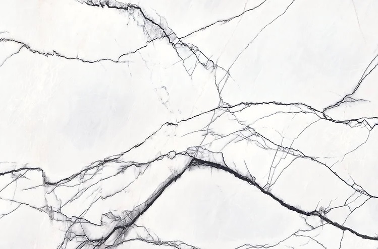 Badezimmerarbeitsplatte aus weißer Keramik Florim Marble Breach - matt