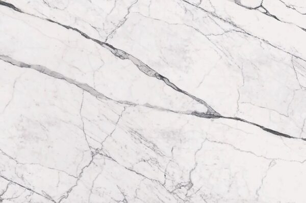 Badezimmerarbeitsplatte aus weißer Keramik Florim Marble Eternal White  - Poliert