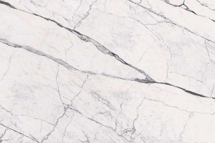 Florim Marble Eternal White küchenarbeitsplatte aus Keramik nach Maß, Weiß – Matt