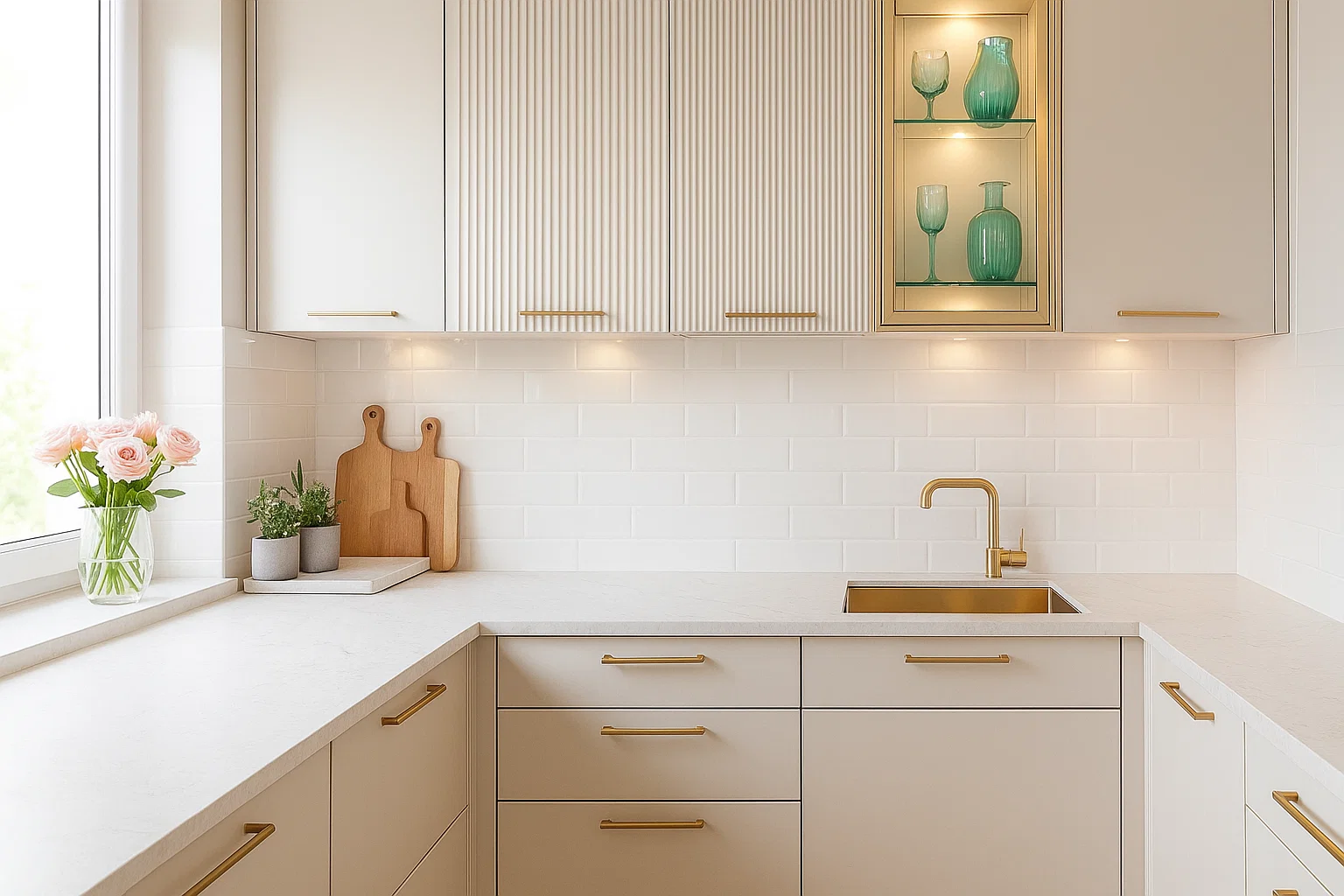 Neolith Just White küchenarbeitsplatte aus Keramik nach Maß, Weiß – Silk