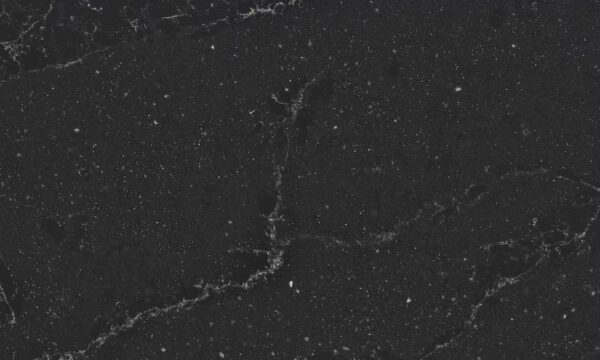 Silestone Romantic ash küchenarbeitsplatte aus Konglomerat nach Maß, Schwarz – Suede