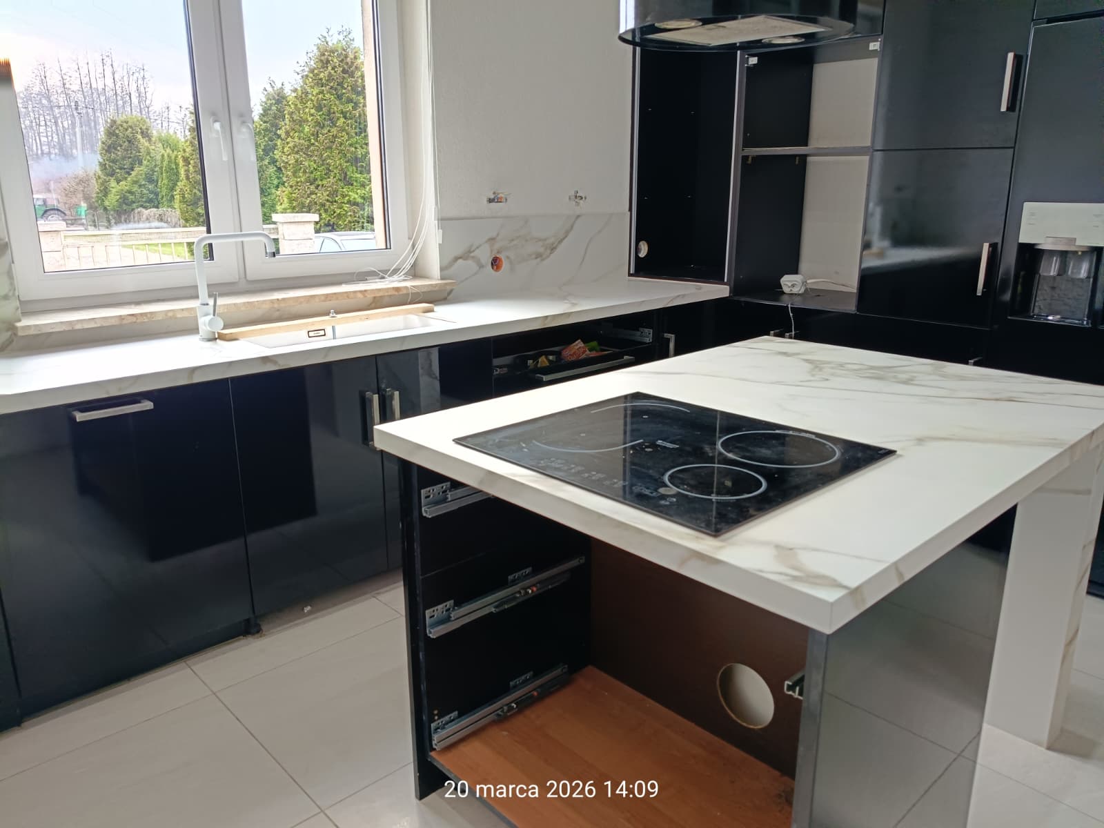 Großkeramikplatten 320 x 160 cm Franko Calacatta Royal für Arbeitsplatte und Verkleidung
