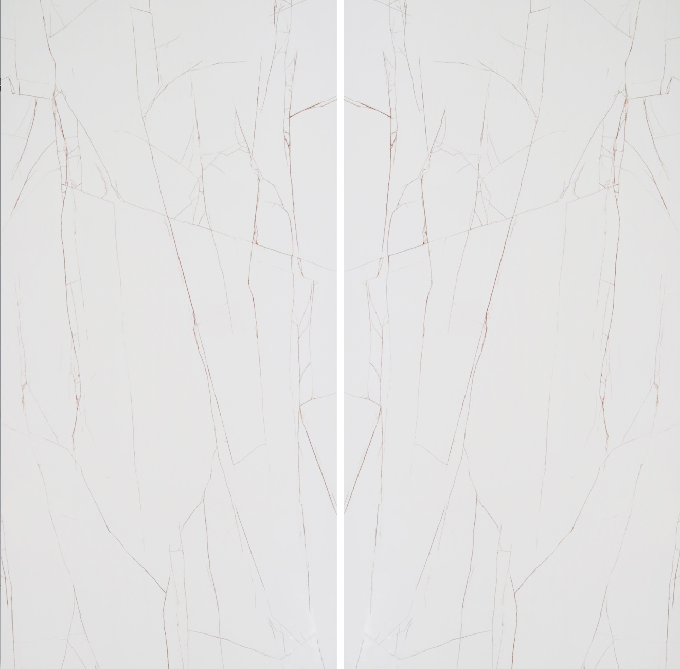Großkeramikplatten 320 x 160 cm Franko Bianco Himalaya für Arbeitsplatte und Verkleidung