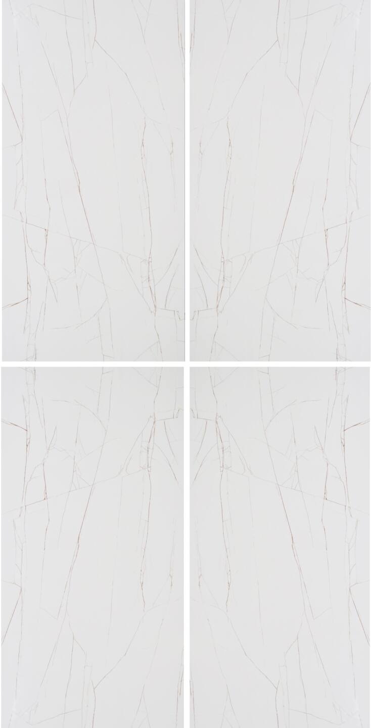 Großkeramikplatten 320 x 160 cm Franko Bianco Himalaya für Arbeitsplatte und Verkleidung