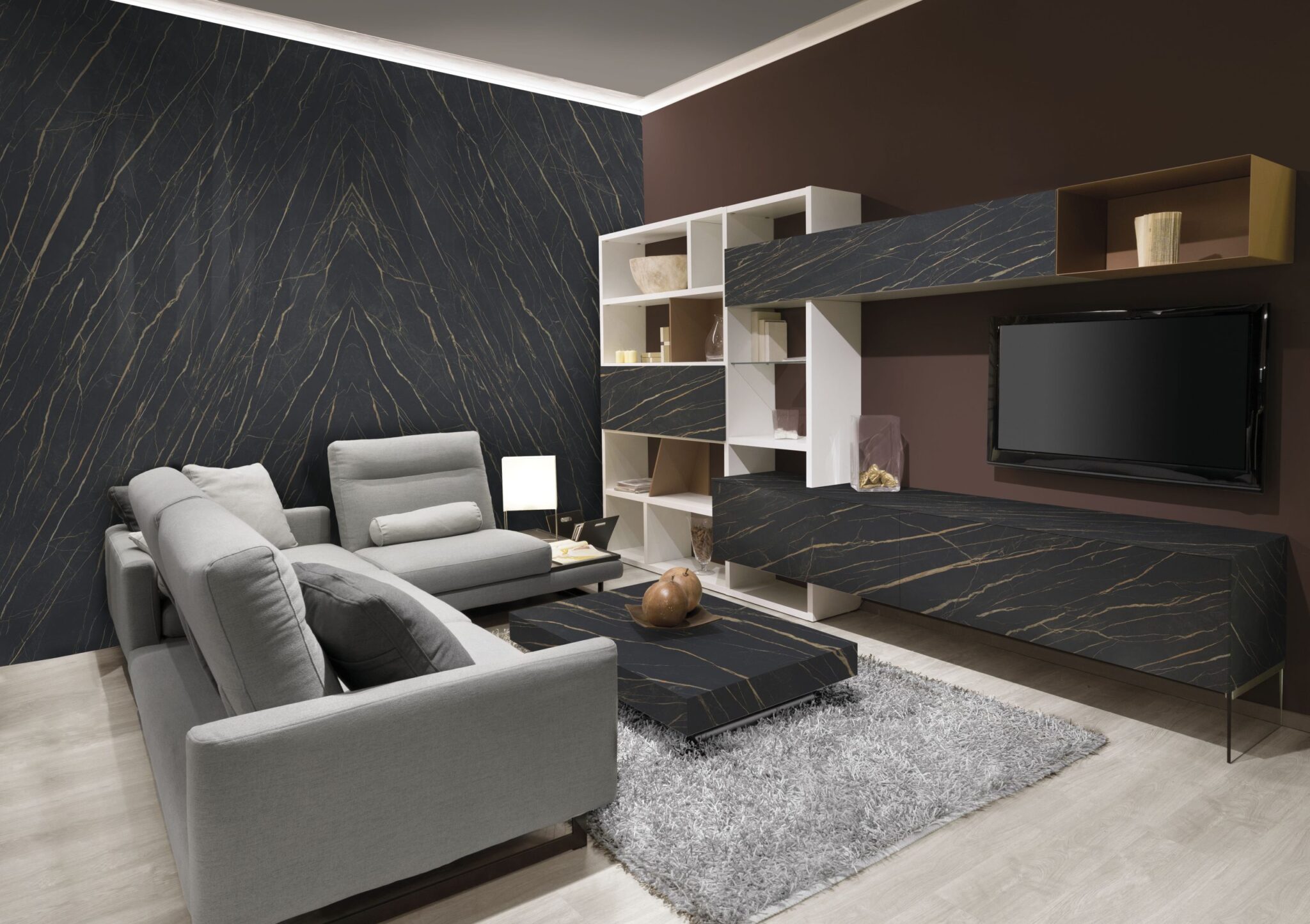 Velkoformátové keramické desky 320 x 160 cm Franko Saint Laurent De Luxe pro pracovní desky a obklady