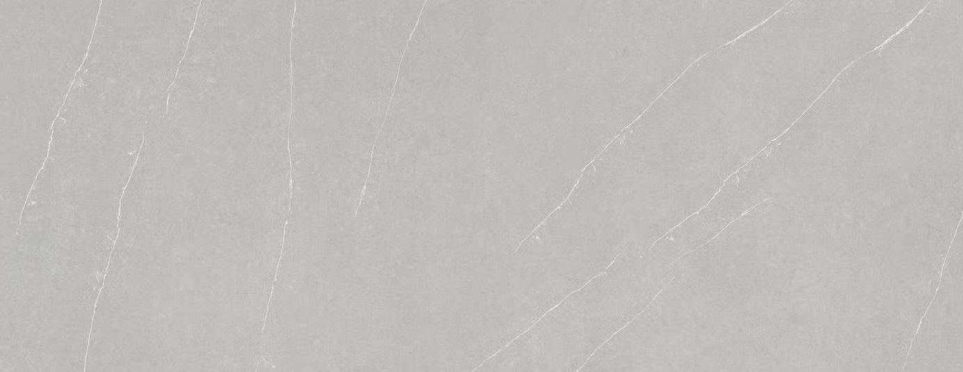 Badezimmerarbeitsplatte aus grauem Konglomerat Silestone Serena - matt