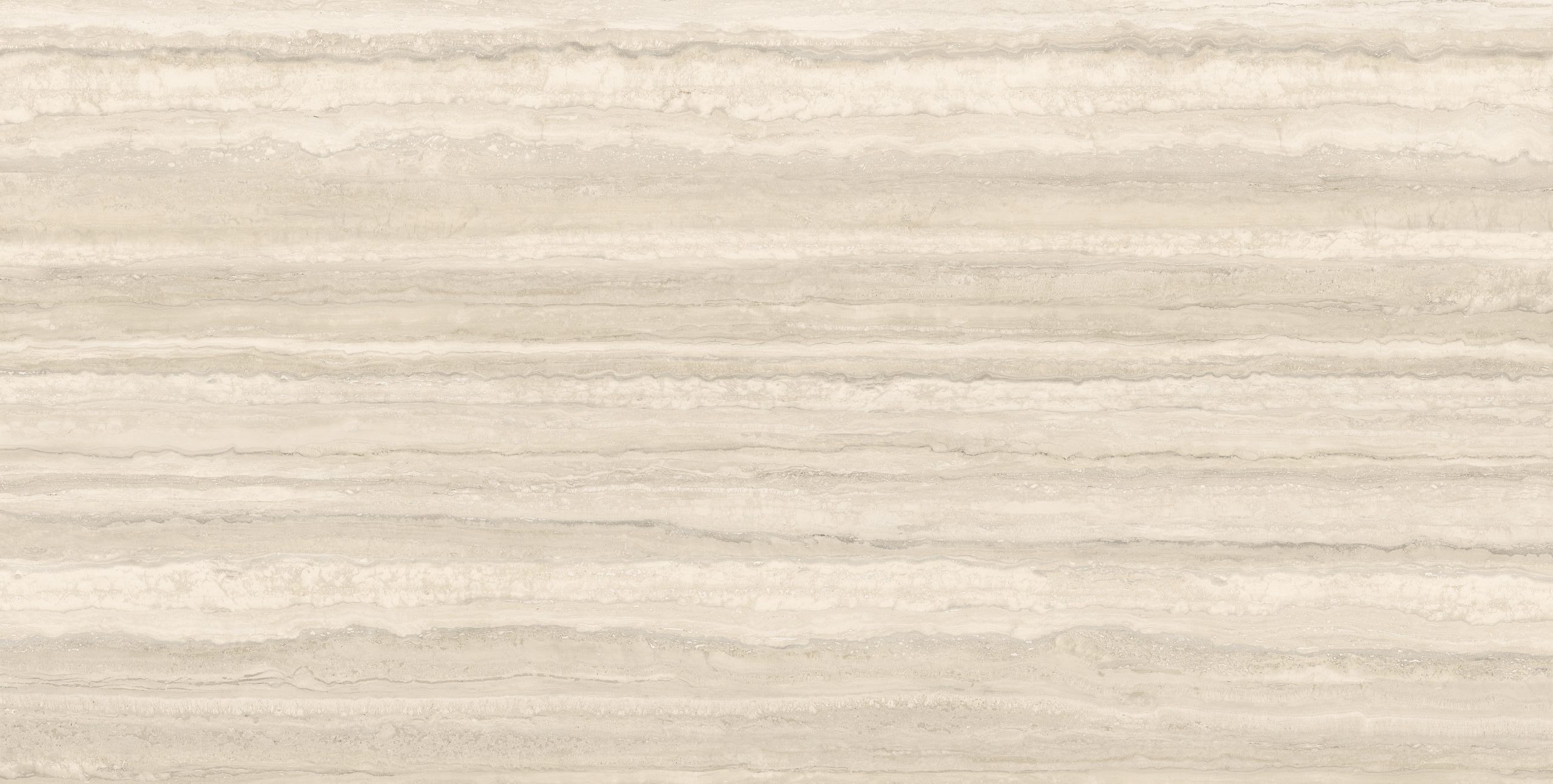 Küchenarbeitsplatte aus Großkeramikplatte, Beige, Grau – Franko Travertino Classico – matt