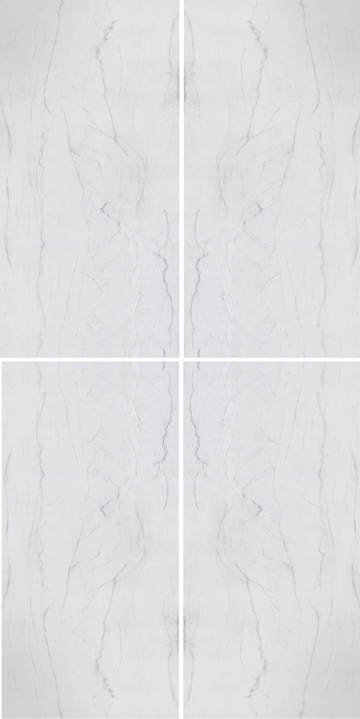 Großkeramikplatten 320×160 cm Franko Bianco Dolomite für Arbeitsplatte und Verkleidung