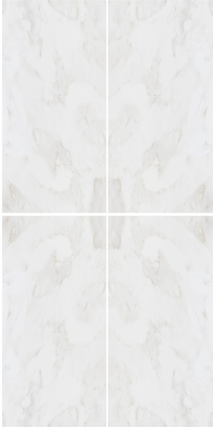 Großkeramikplatten 320 x 160 cm Franko Mystique Weiß für Arbeitsplatte und Verkleidung