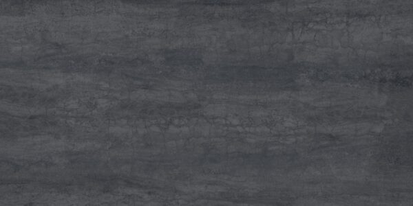 Badezimmerarbeitsplatte aus schwarzer Keramik Laminam Pietra di Savoia Antracite - genarbt