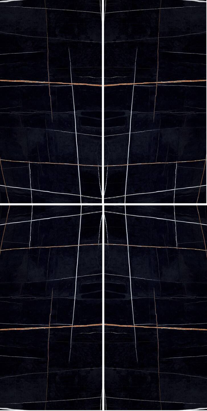 Velkoformátové keramické desky 320 x 160 cm Franko Sahara Noir pro pracovní desku a obklad