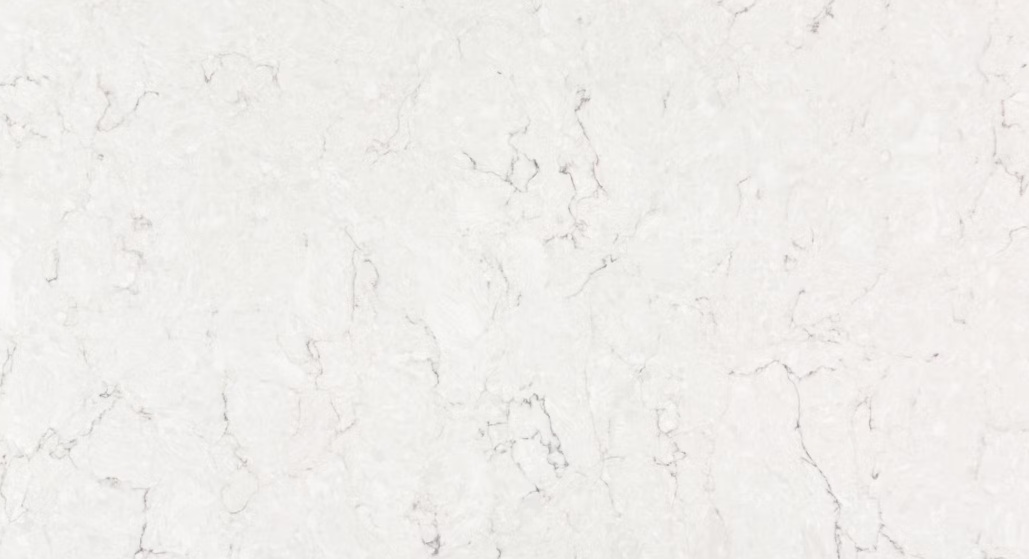 Silestone Snowy Ibiza küchenarbeitsplatte aus Konglomerat nach Maß, Weiß – Suede
