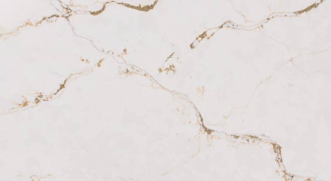 Silestone Versailles Ivory küchenarbeitsplatte aus Konglomerat nach Maß, Cremefarben – Poliert
