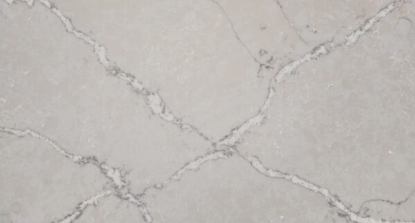 Silestone Victorian Silver küchenarbeitsplatte aus Konglomerat nach Maß, Grau, Hellgrau - Poliert