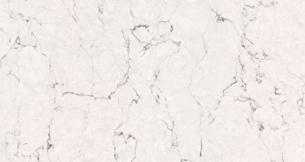Silestone White Arabesque küchenarbeitsplatte aus Konglomerat nach Maß, Weiß – Suede