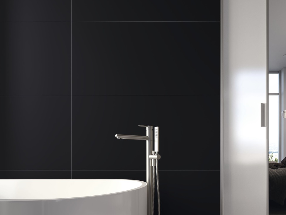Velkoformátová dlaždice Baldocer Black 120 × 260 cm, tloušťka 6 mm