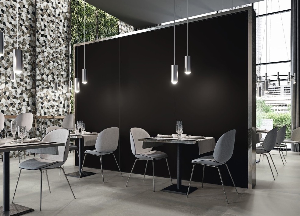 Velkoformátová dlaždice Baldocer Black 120 × 260 cm, tloušťka 6 mm