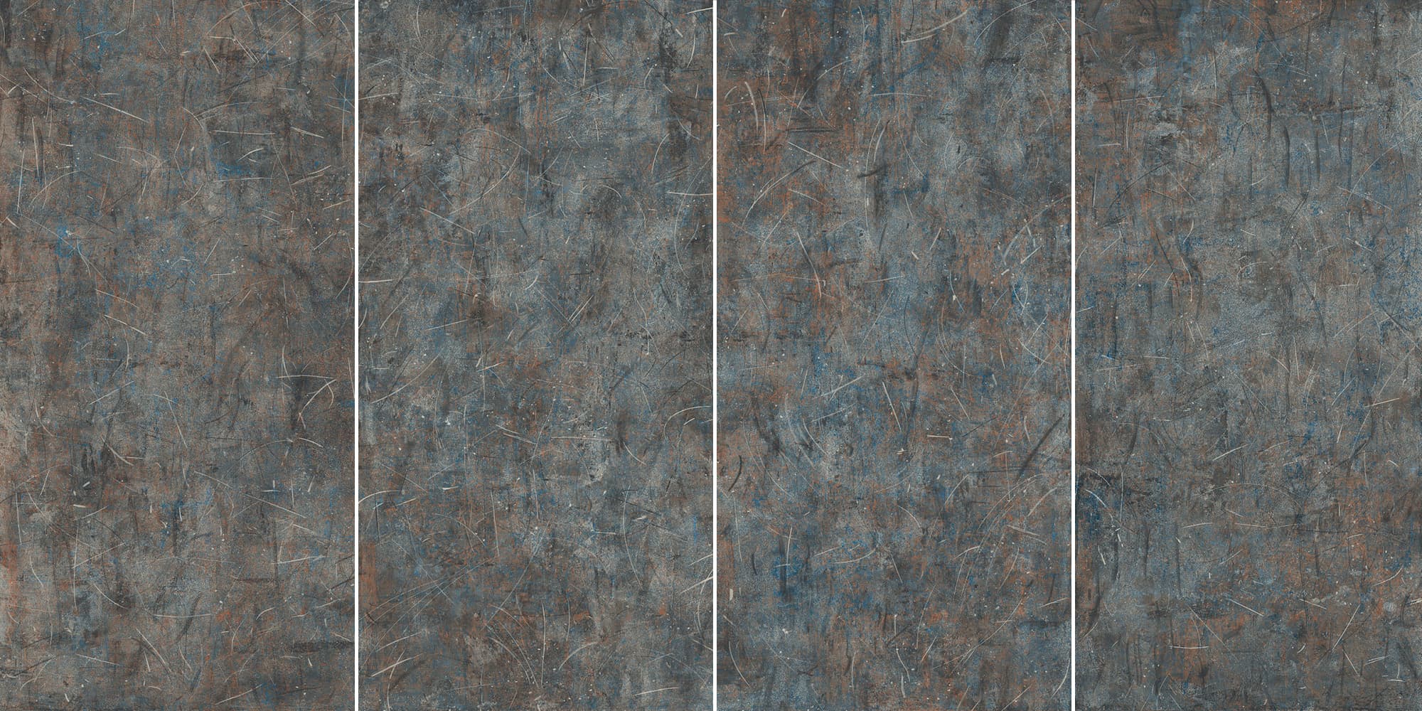 Velkoformátová dlaždice Ava Scratch Dark Graffiti 120 × 280 cm, tloušťka 6 mm
