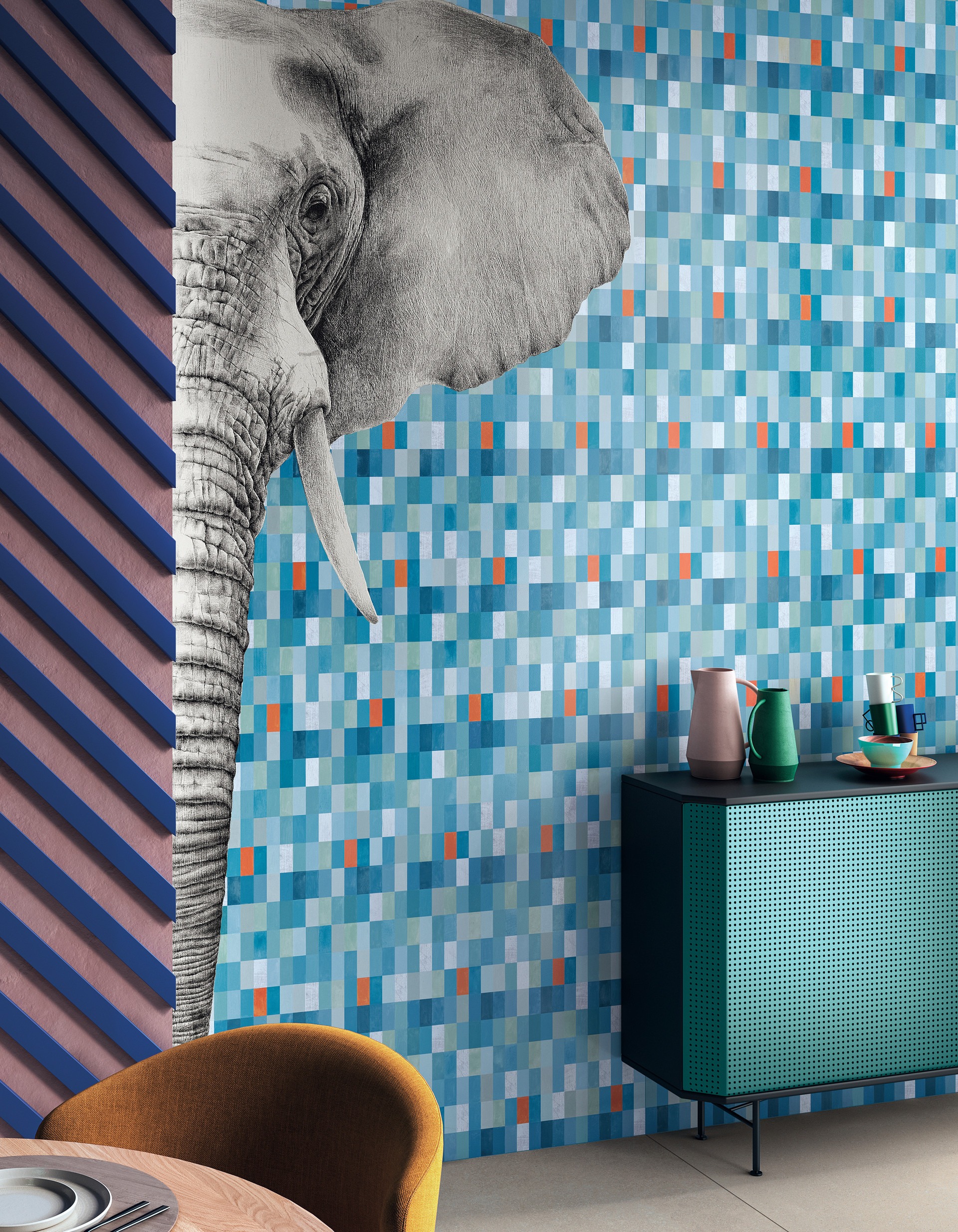 Velkoformátová dlaždice Mirage Indomita Elephant T 120 × 278 cm, tloušťka 6 mm