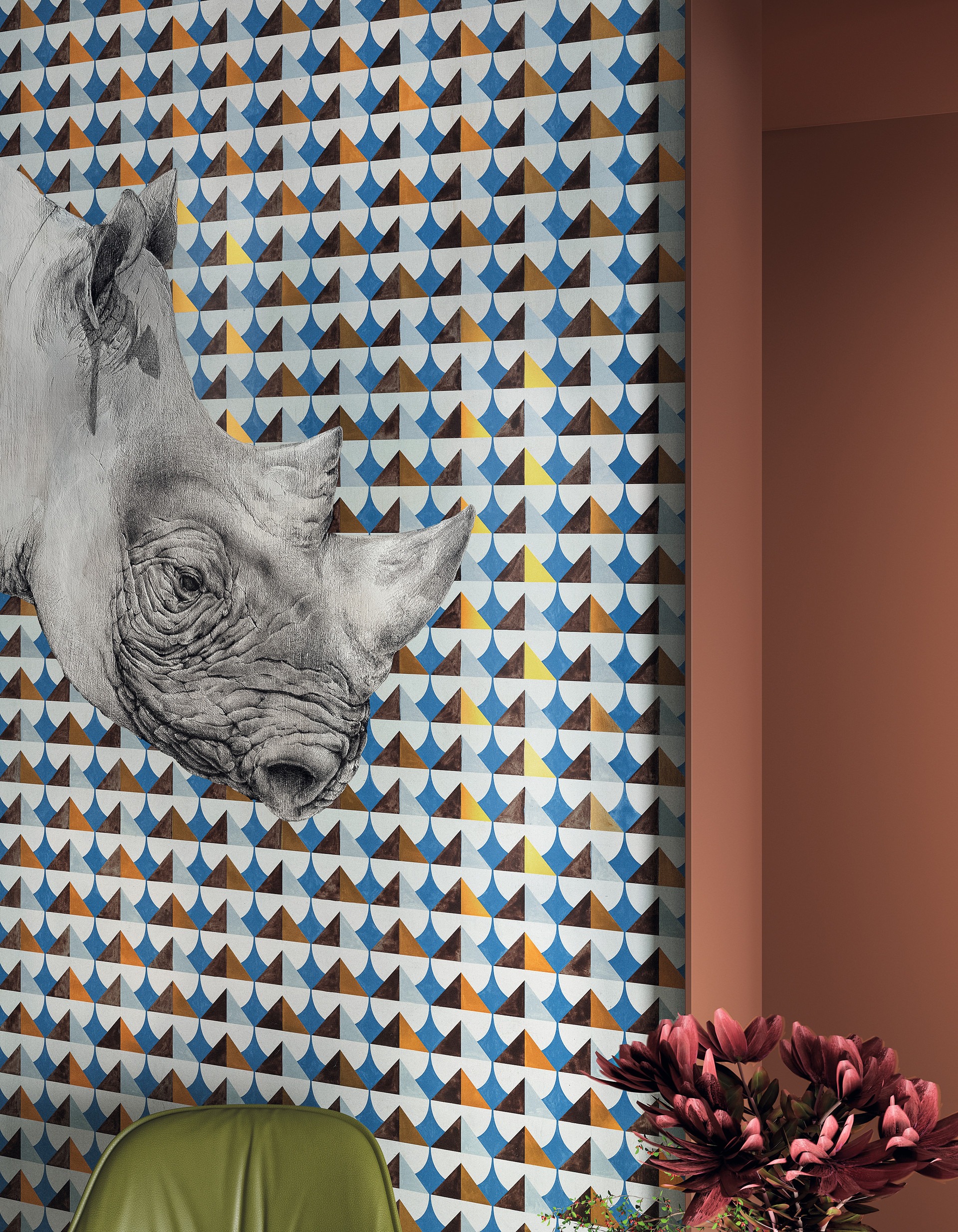 Velkoformátová dlaždice Mirage Indomita Rhino 120 × 278 cm, tloušťka 6 mm