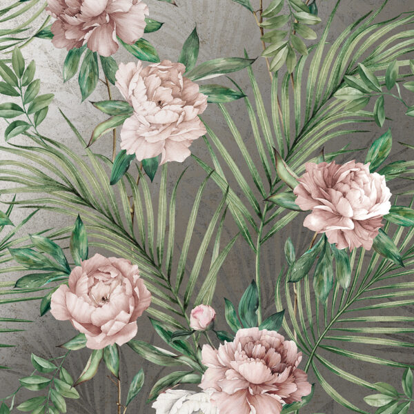 Velkoformátová dlaždice Mirage Emporio Miroir Peony 120 × 278 cm, tloušťka 6 mm