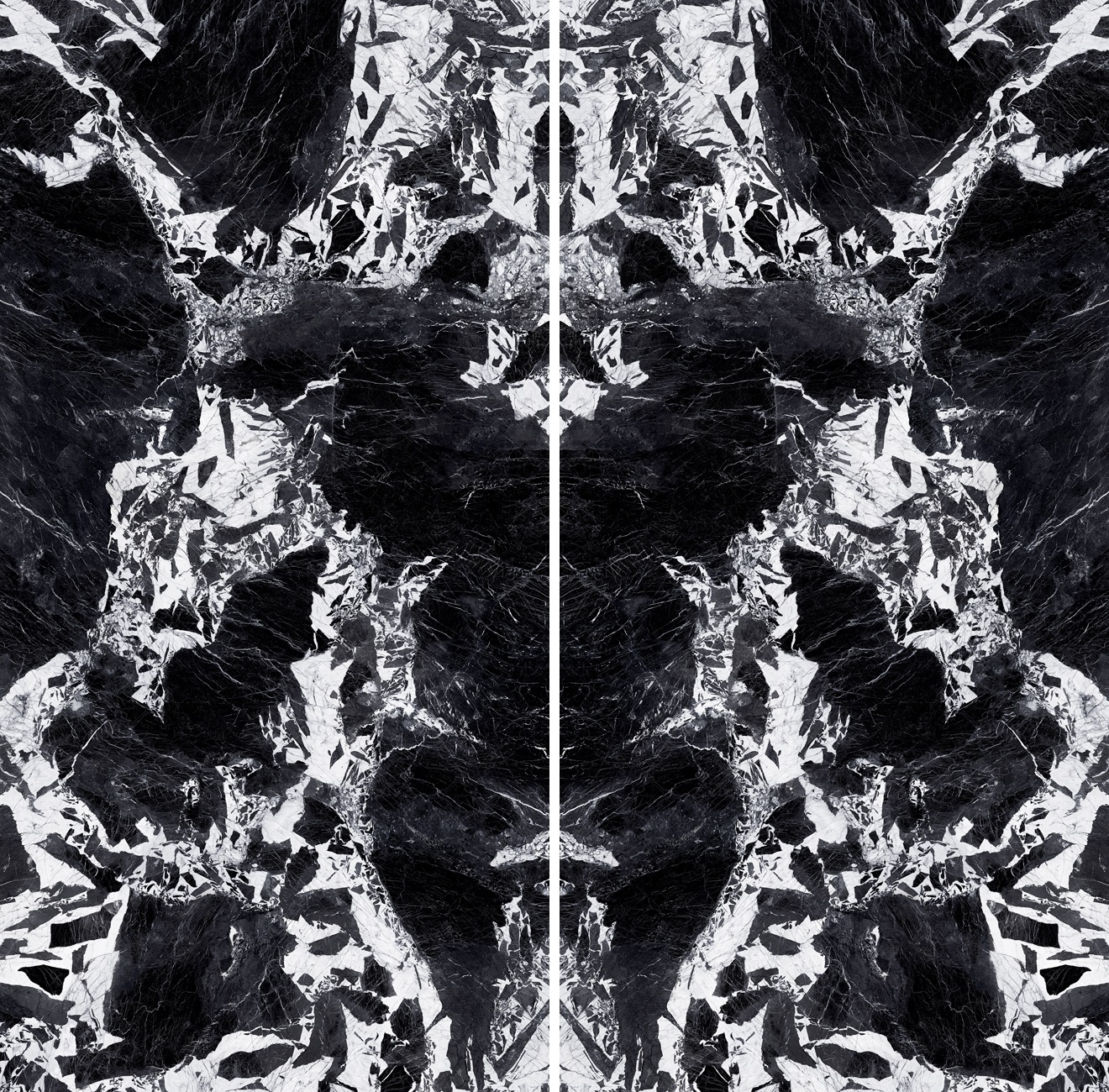 Velkoformátové keramické desky 320 x 160 cm Franko Nero Antique pro pracovní desku a obklad
