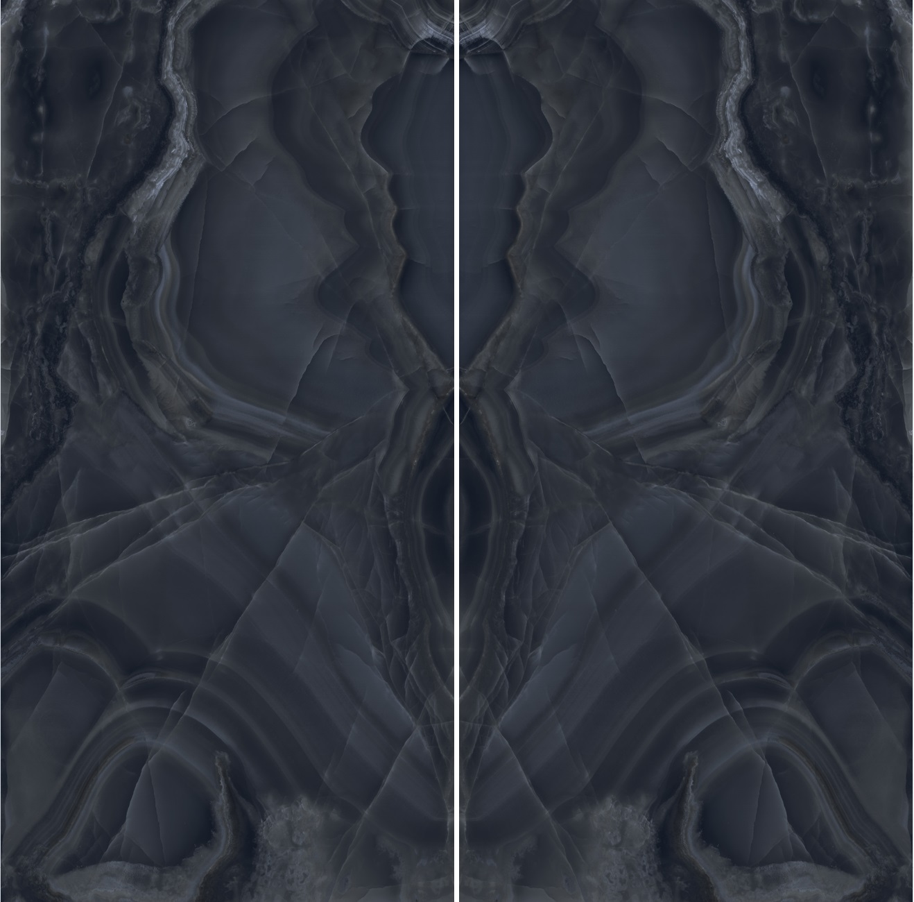 Velkoformátové keramické desky 320 x 160 cm Franko Onice Nero pro pracovní desku a obklad