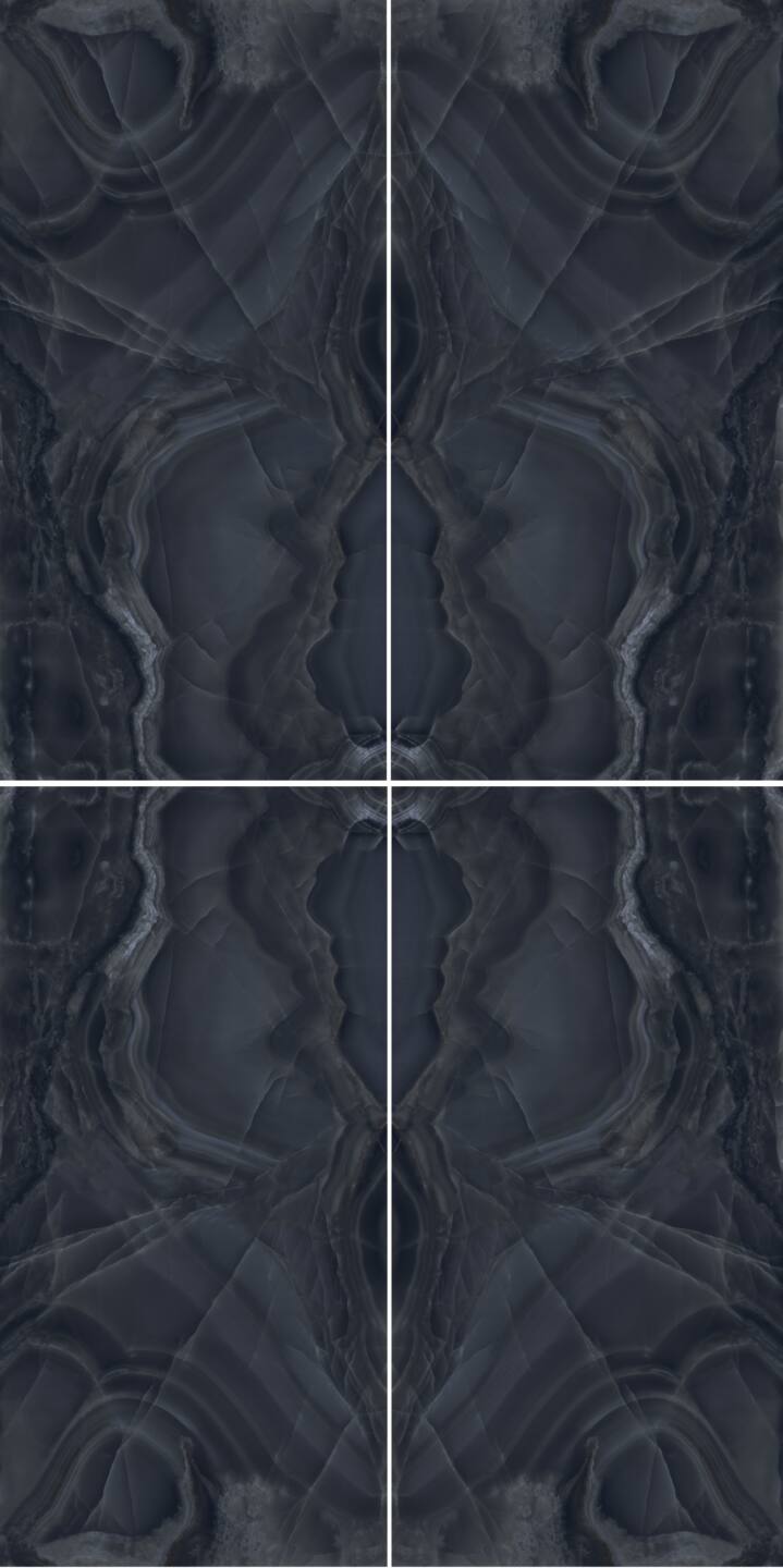 Velkoformátové keramické desky 320 x 160 cm Franko Onice Nero pro pracovní desku a obklad