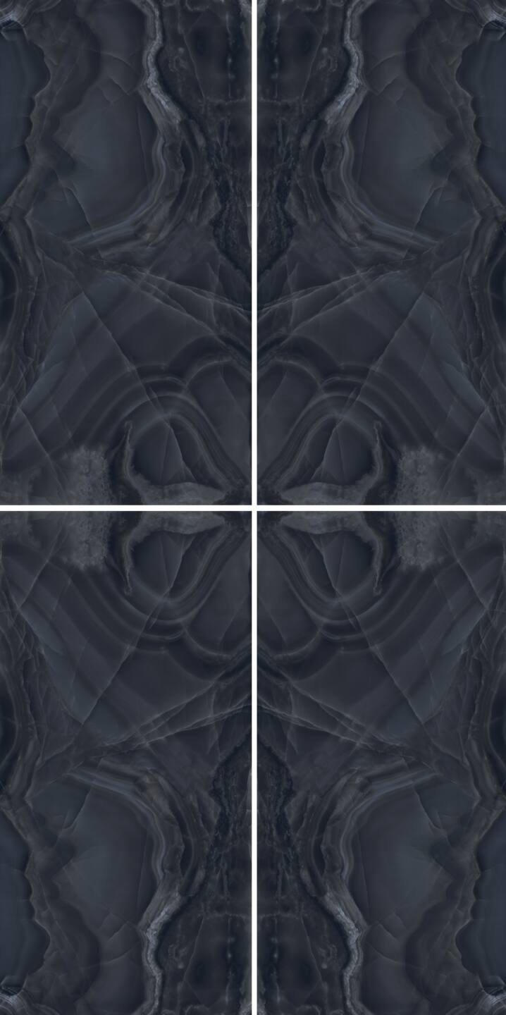 Velkoformátové keramické desky 320 x 160 cm Franko Onice Nero pro pracovní desku a obklad
