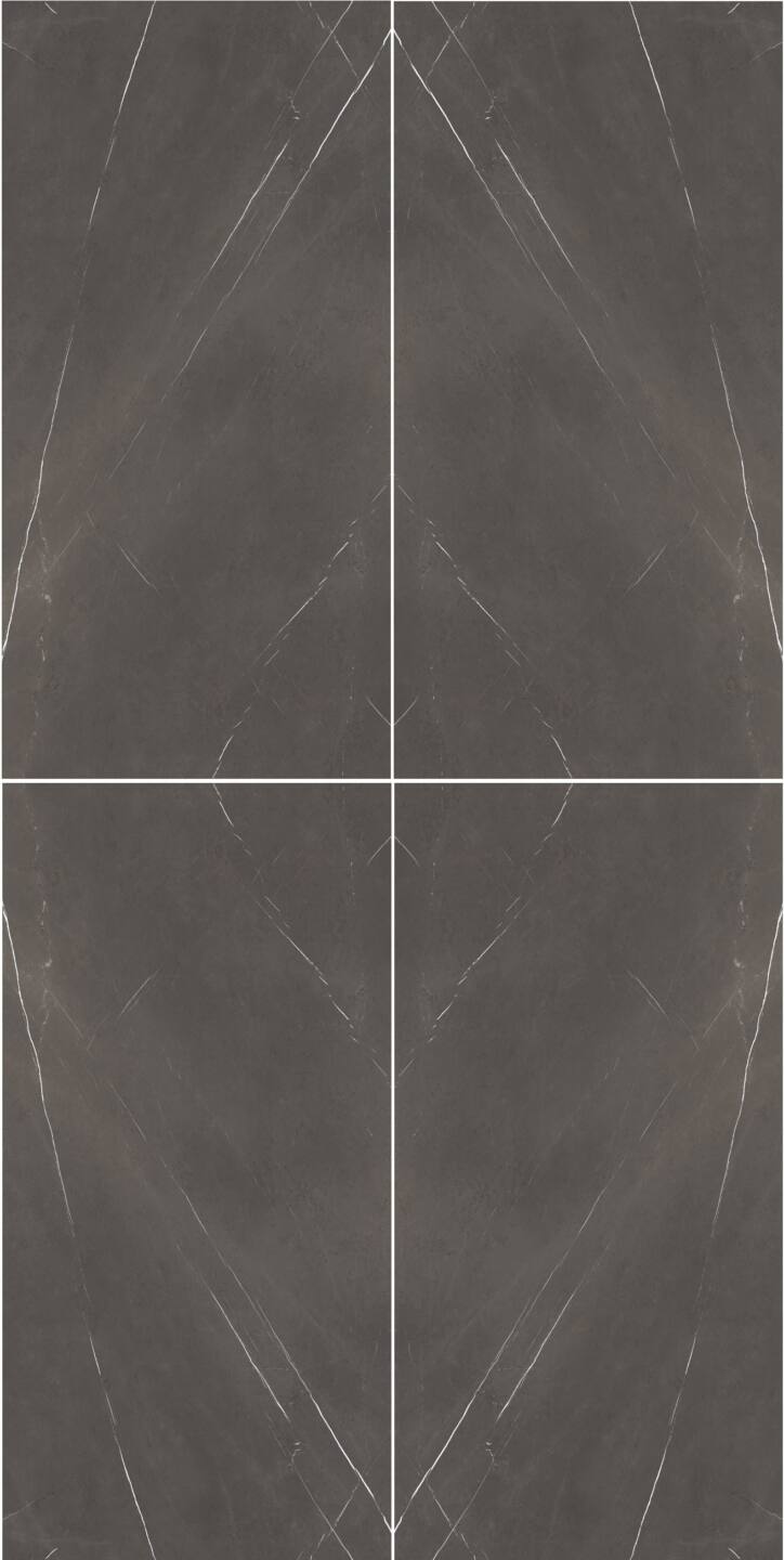 Velkoformátové keramické desky 320 x 160 cm, Franko Pietra, tmavě hnědé, pro pracovní desku a obklad