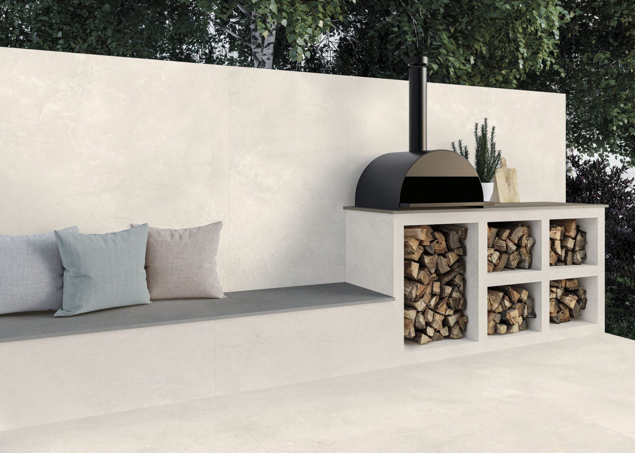 Velkoformátové keramické desky 320 x 160 cm Franko Pietra Crema pro pracovní desky a obklady
