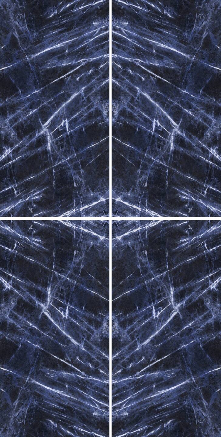Velkoformátové keramické desky 320 x 160 cm Franko Blue Infinity pro pracovní desky a obklady