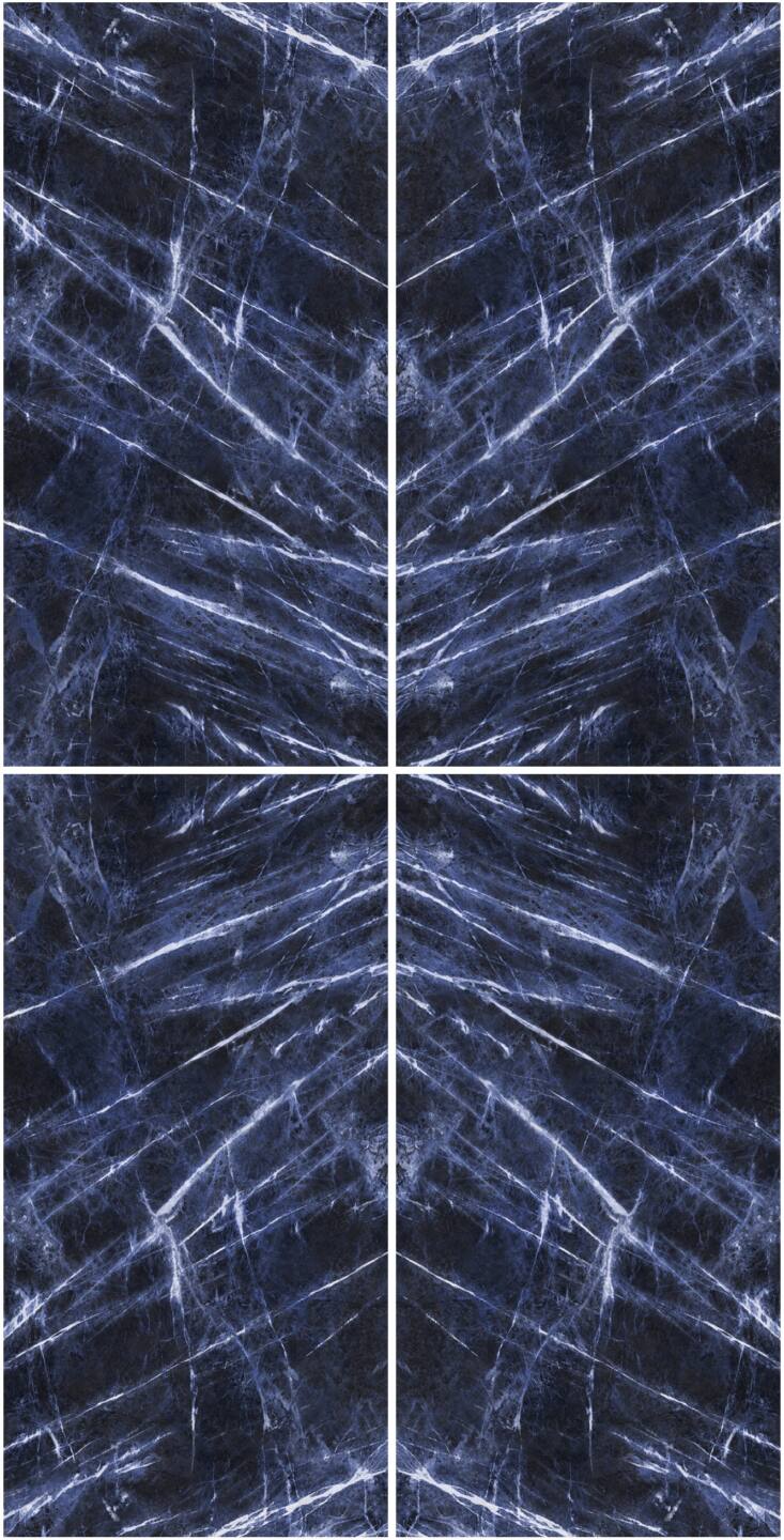 Velkoformátové keramické desky 320 x 160 cm Franko Blue Infinity pro pracovní desky a obklady