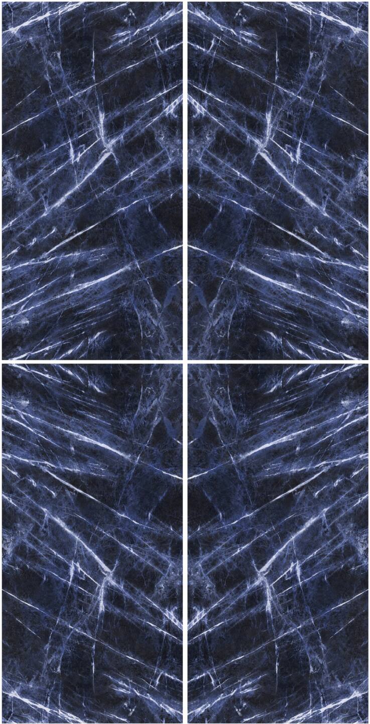 Velkoformátové keramické desky 320 x 160 cm Franko Blue Infinity pro pracovní desky a obklady