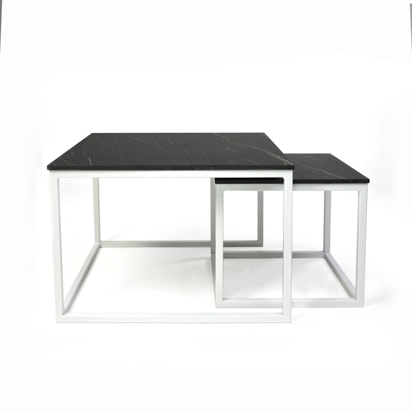 Stůl Franko Kanuhura Keramik Noir Desir 60×60 a 40×40