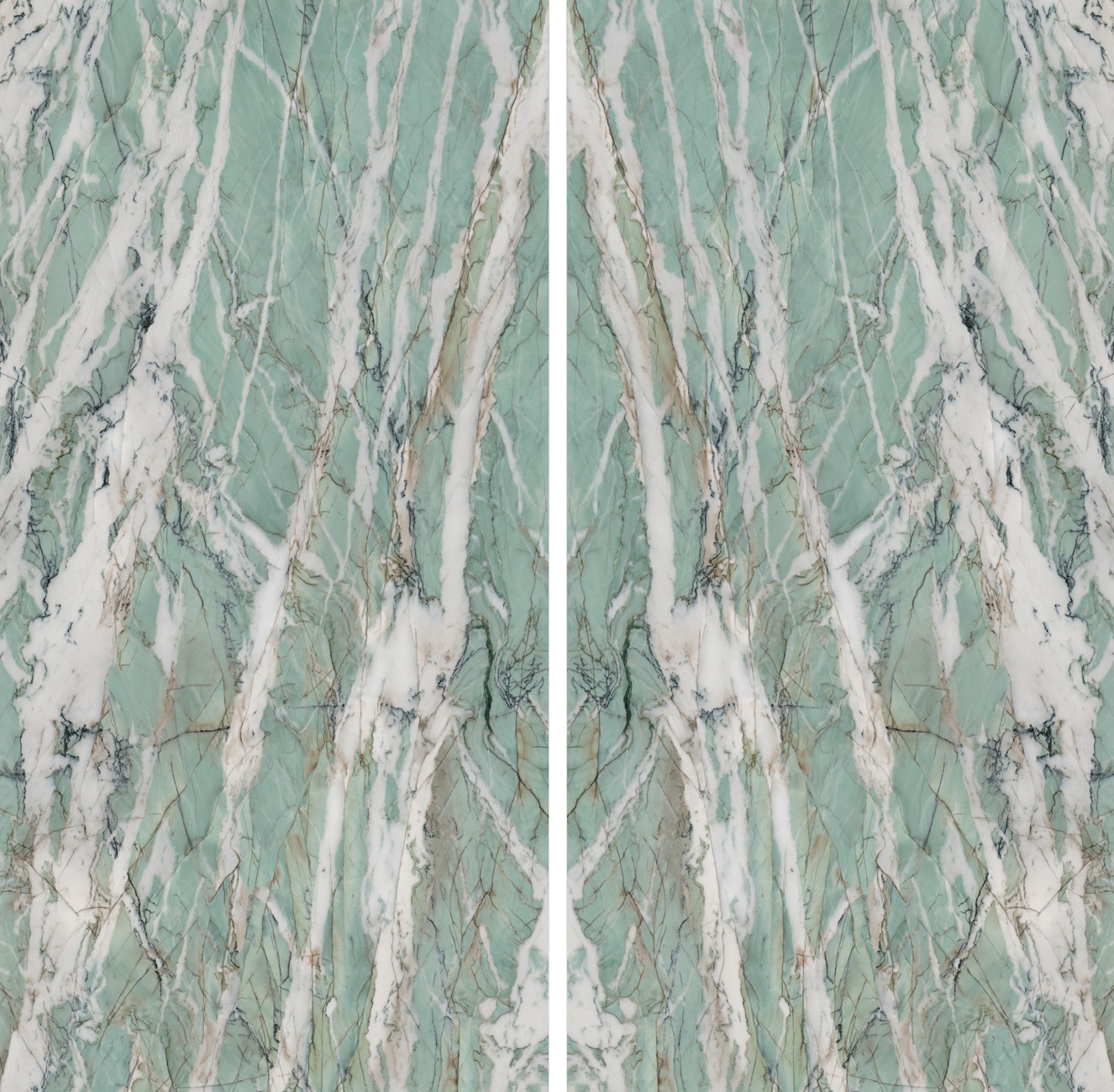 Velkoformátové keramické desky 320 x 160 cm, Franko Fiume Verde, pro pracovní desku a obklad