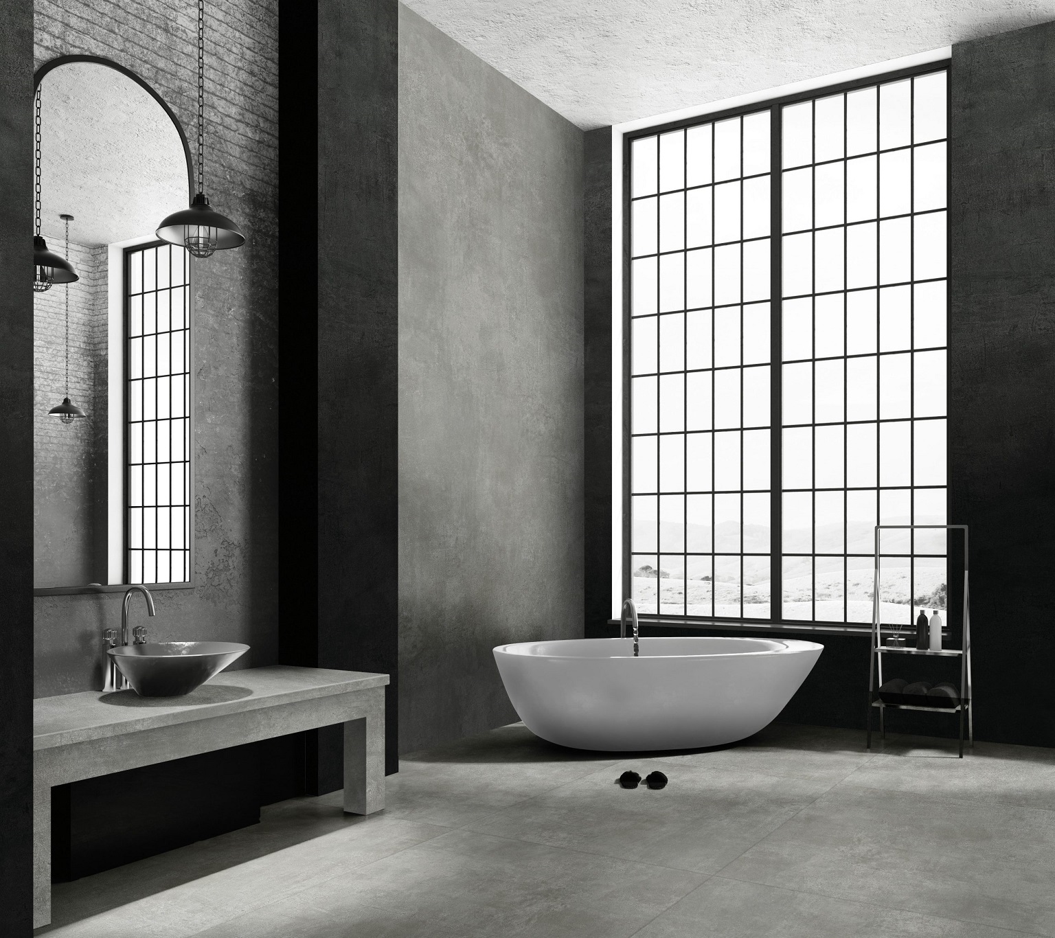 Velkoformátové keramické desky 320 x 160 cm, Franko Toronto Grey, pro pracovní desky a obklady
