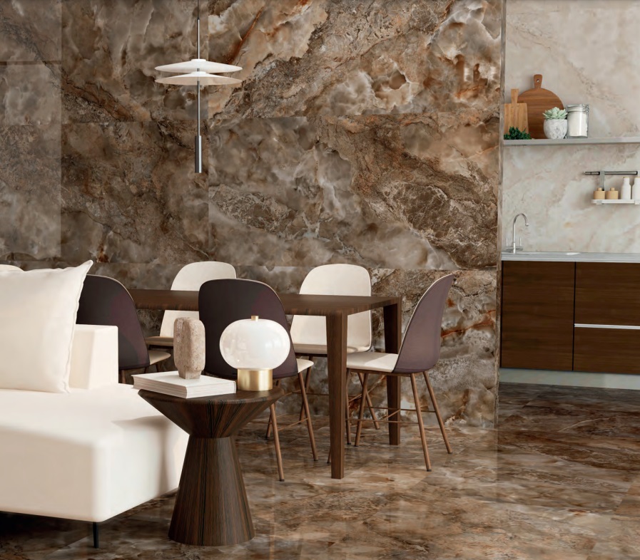 Velkoformátová dlaždice AB Aura Brown 120 × 280 cm, tloušťka 7 mm