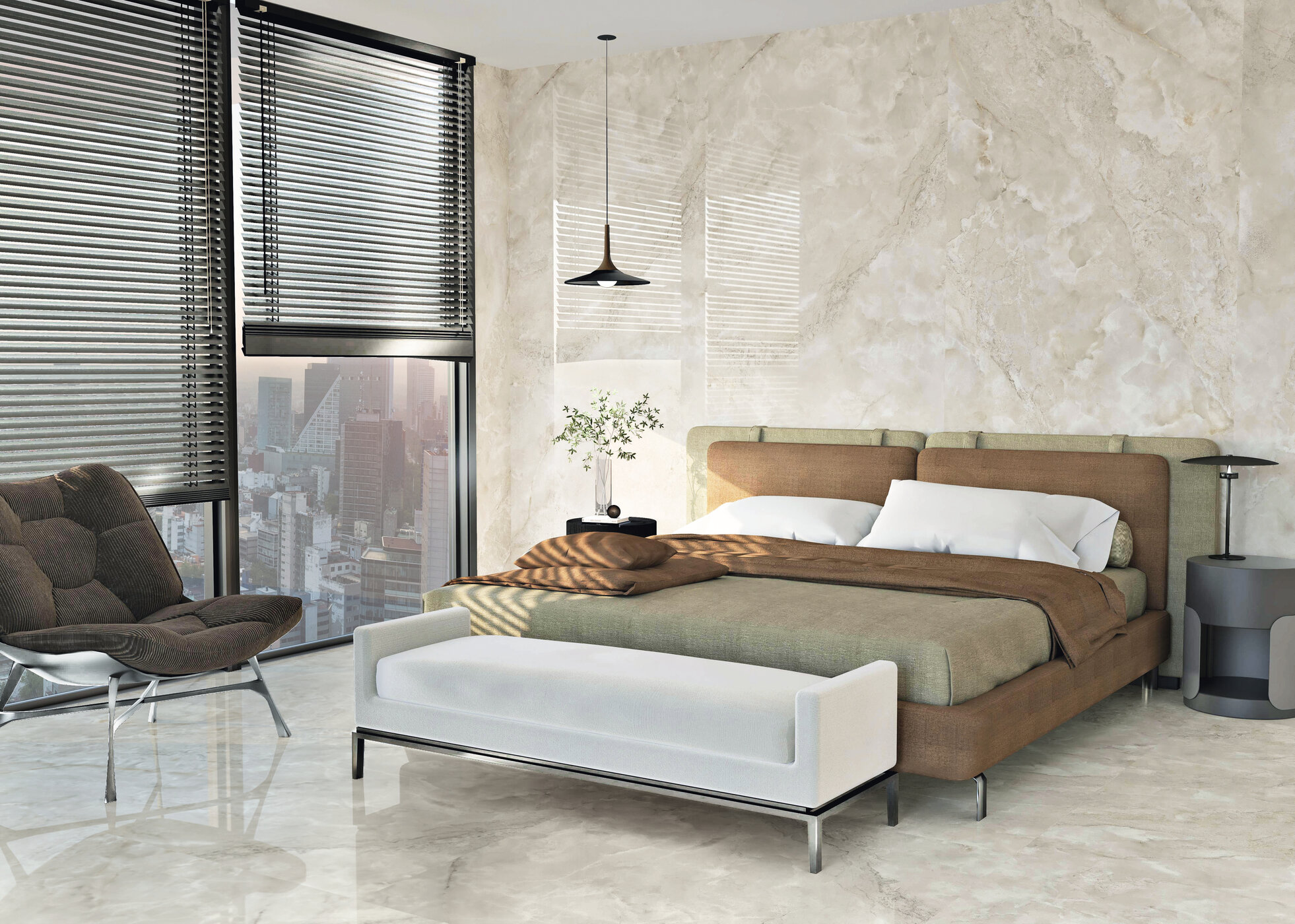 Velkoformátová dlaždice AB Aura Ivory 120 × 280 cm, tloušťka 6 mm nebo 7 mm