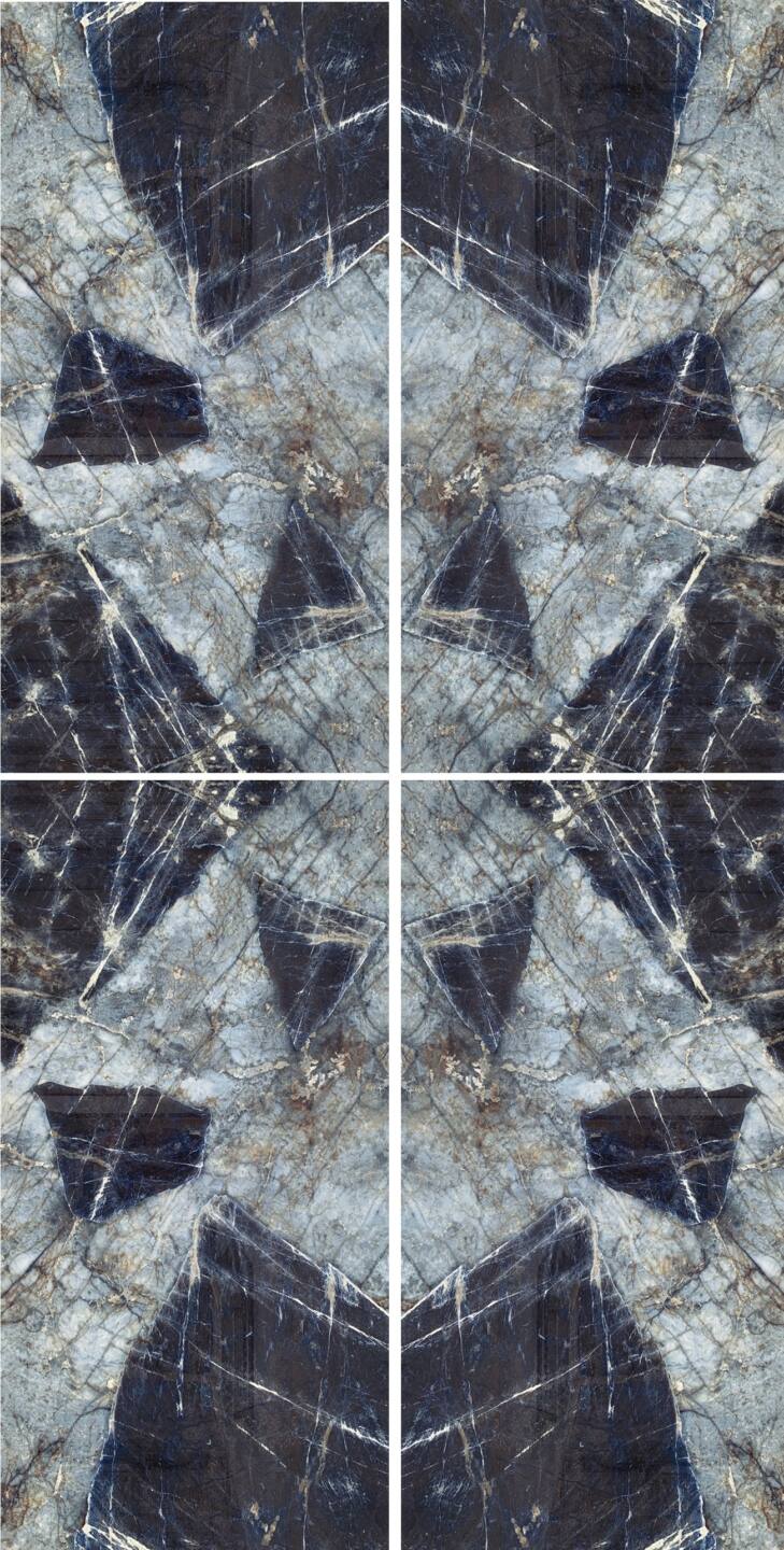 Velkoformátové keramické desky 320 x 160 cm Franko Cristallo Azzurro pro pracovní desku a obklad