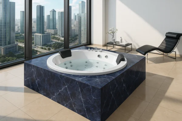Obklad vany z keramiky Franko, vyrobený na míru, model Pelavion